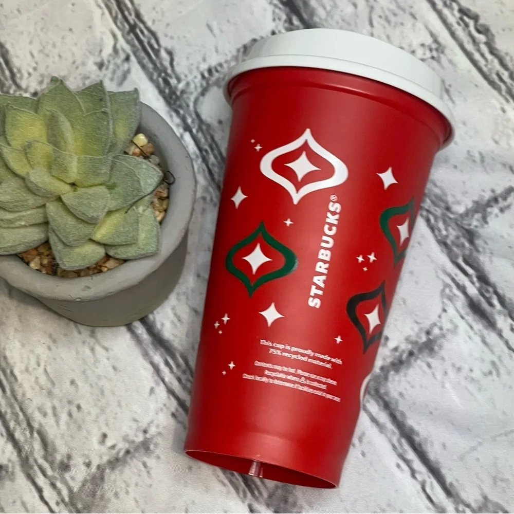 Starbucks limited-edition reusable red holiday cup
